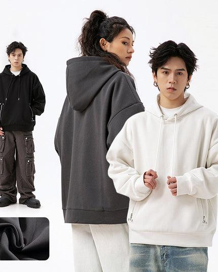 American Style Loose Hooded Sweater For Men