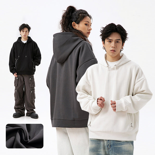 American Style Loose Hooded Sweater For Men