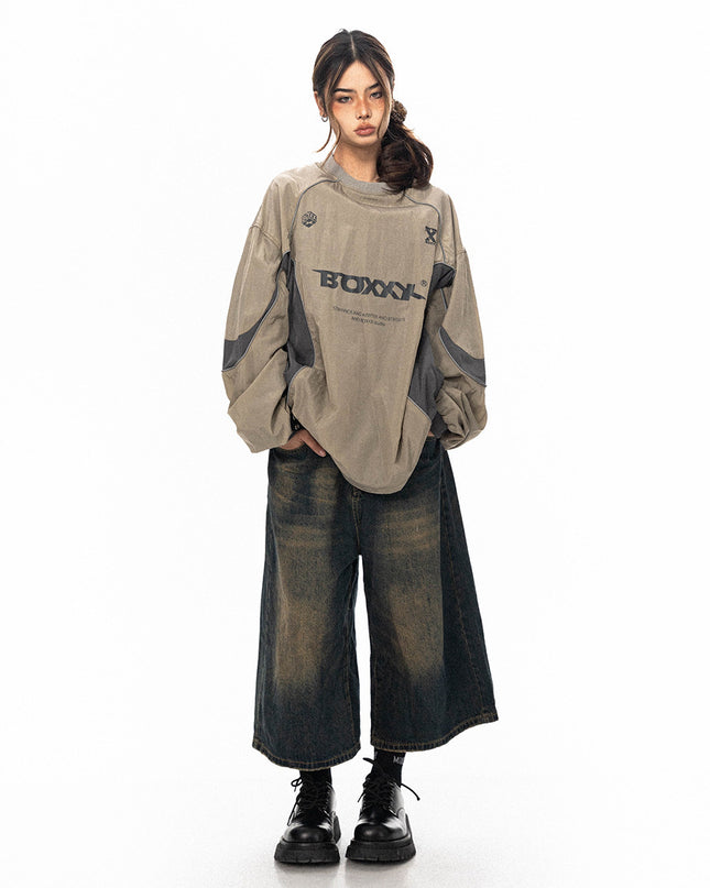 Pullover Loose Outdoor Casual Cargo Sweater