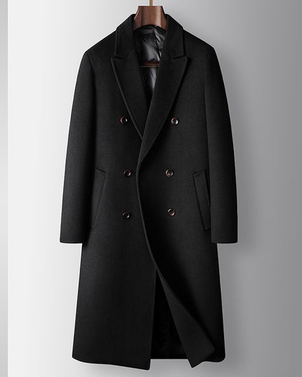 White Duck Down Liner Warm Woolen Coat