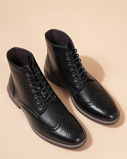 Autumn And Winter New Retro High-top Men's Work Ankle Boots