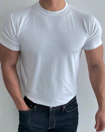 Slim Fit And Quick-drying Short-sleeved Slimming Bottoming Shirt All-matching Running