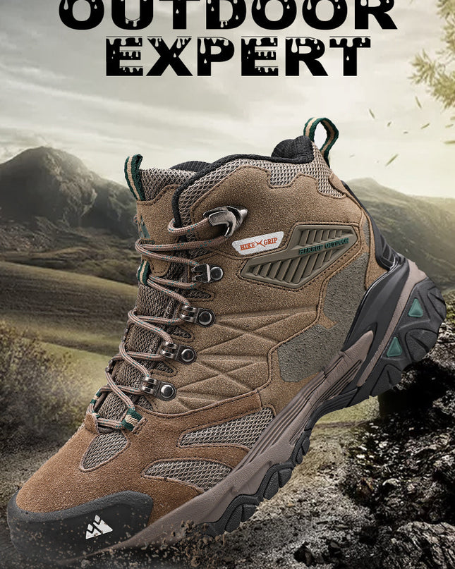 Outdoor Leisure Sports High-top Waterproof Non-slip Men's Hiking Shoes