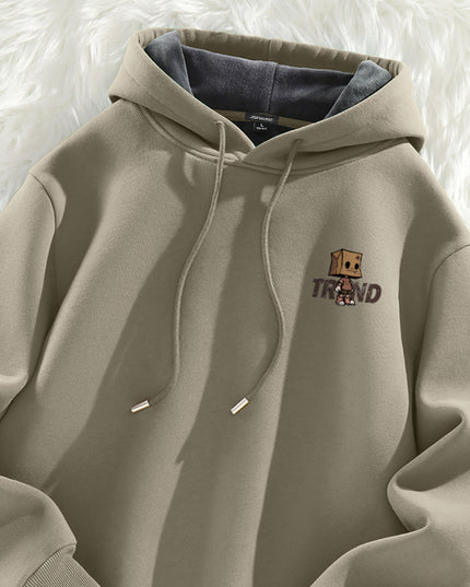 Velvet Padded Thickened Sweater All-matching Hooded Jacket