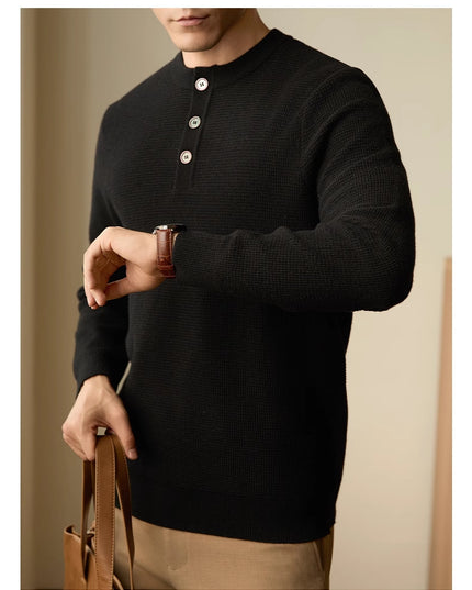 Men's American-style Business Casual All-match Pullover Sweater