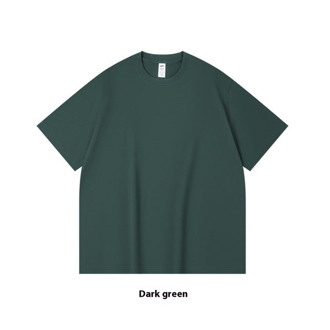 Cotton Heavy Round Neck Cultural T-shirt Advertising Shirt