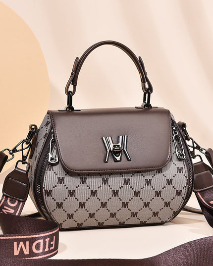 Simple Shoulder Messenger Bag Trendy Large Capacity Handbag