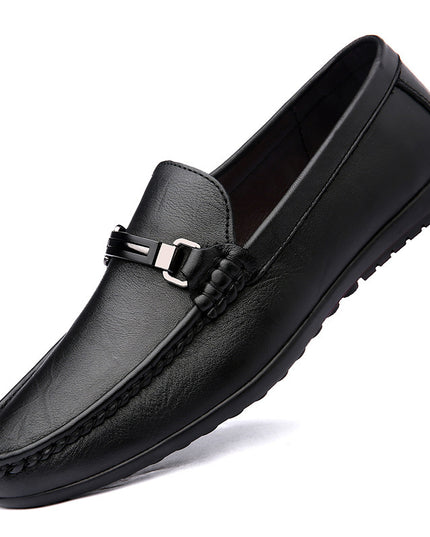 Men's Gommino Loafers Casual Leather Shoes Simple Velvet