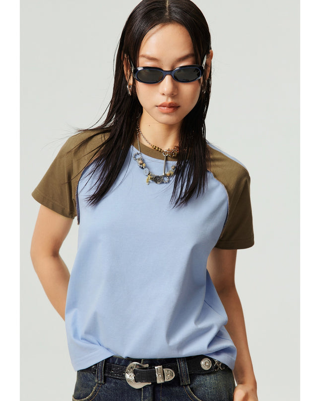Heavy Round Neck Cultural T-shirt Advertising Shirt