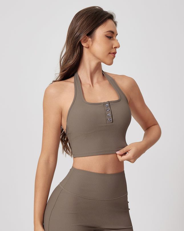 Halter Bra Quick-drying Thread Backless Bra