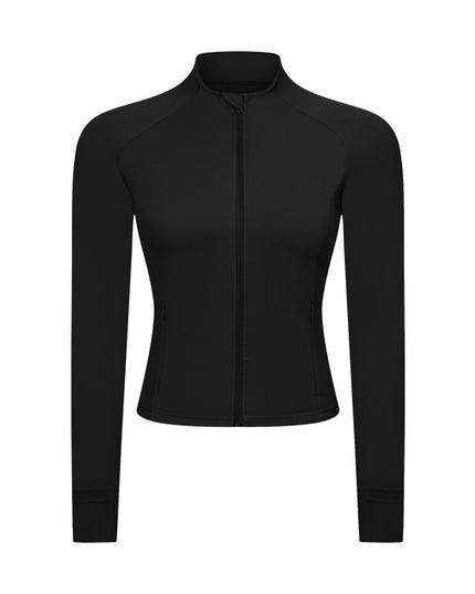 Slim-fit Yoga Wear Long Sleeve Tup Cardigan