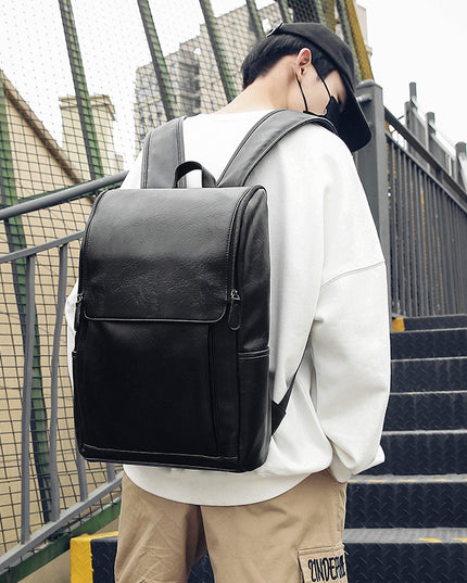 New Korean Version Of Soft Outdoor Backpack Student School Bag Leisure Bag British Computer Soft