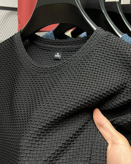 Men's Casual Bamboo Ice Silk Short Sleeved Shirt