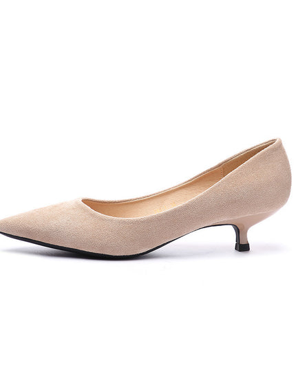 Black High Heels Women's Stiletto Work Shoes