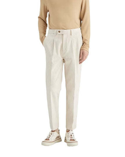 Corduroy Men's Straight All-matching Loose Trousers