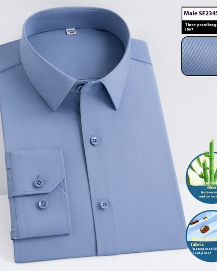 Men's  Short Sleeves Are Waterproof, Oil Resistant And Stain Resistant