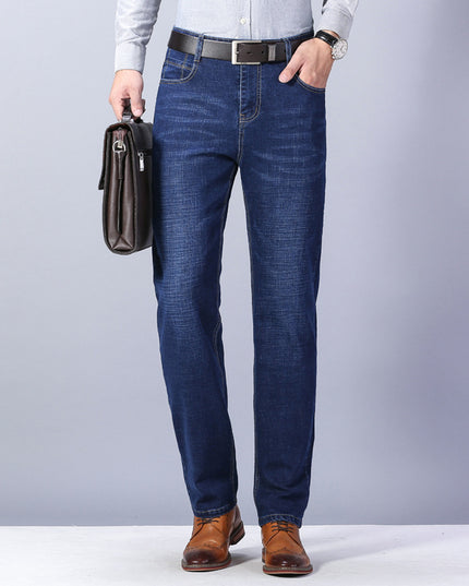 Business Casual Stretch Straight-leg Jeans