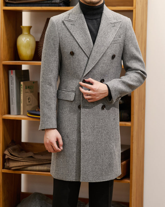 Italian Autumn And Winter Bar MACN Warm Wool Overcoat
