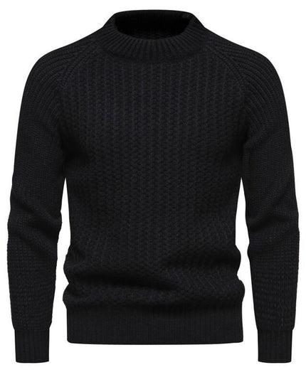 European Size Pure Color All-matching Youth Sweater Top