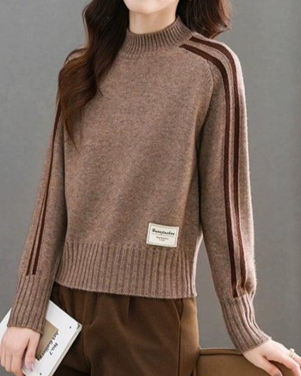Short Sweater Women's Small Foreign Wool Bottoming Shirt Autumn And Winter