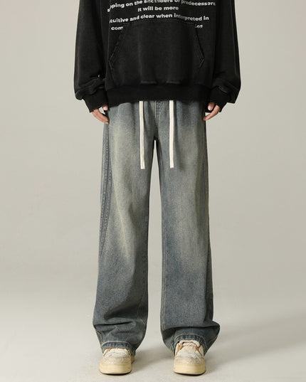 Sense Of Design Trendy Loose Striped Straight-leg Pants