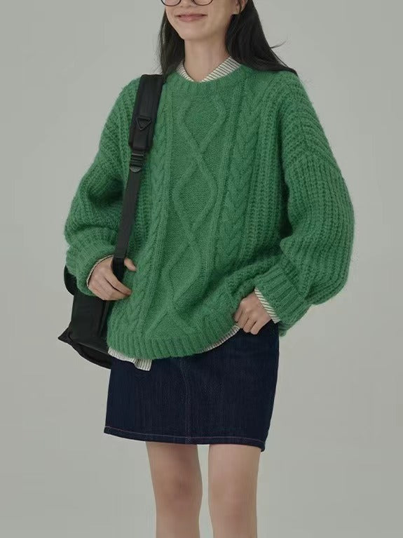 Loose And Lazy Style Soft Glutinous Sweater For Women