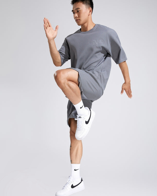Sports American Fashion Men's Waffle Short Sleeve
