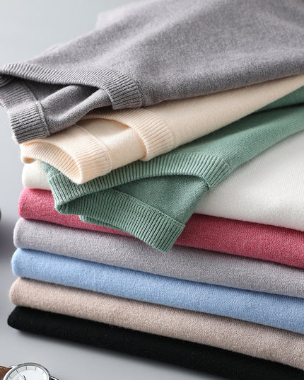 Summer Short Sleeve Men's Round Neck Thin Casual T-shirt Knitwear