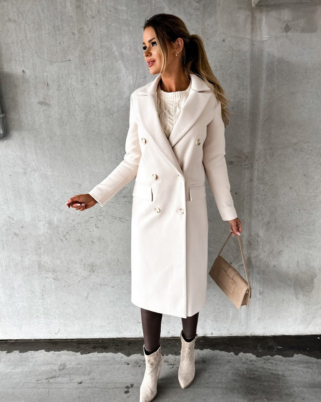 Fashion Casual Woolen Coat Women