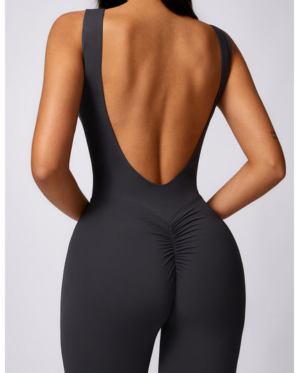 Peach Hip Lifting Sport Yoga Bodysuit Women's Casual