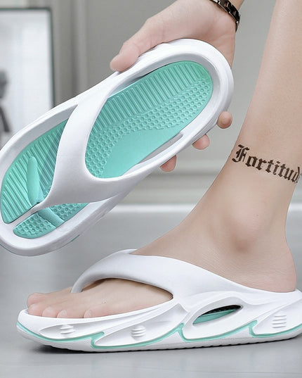 Summer New Platform Slip-on Flip-toe Lightweight Casual Slippers