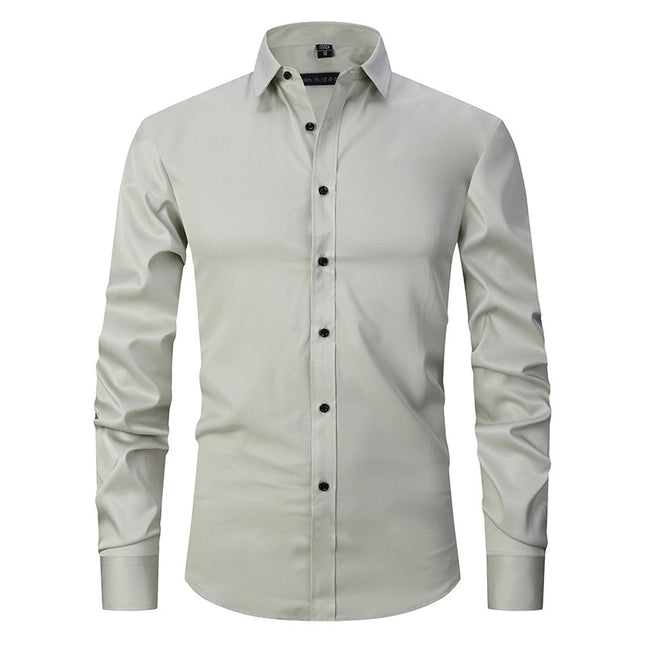 Stretch Long Sleeve Shirt Men's Work