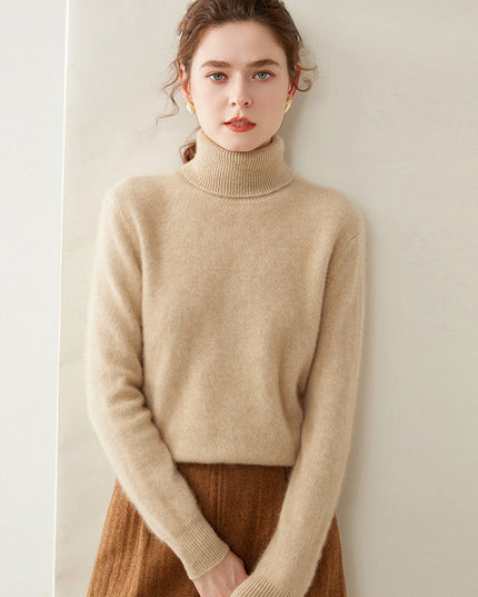 Women's Thickened Fall And Winter Inner Wear Turtleneck Cashmere Sweater