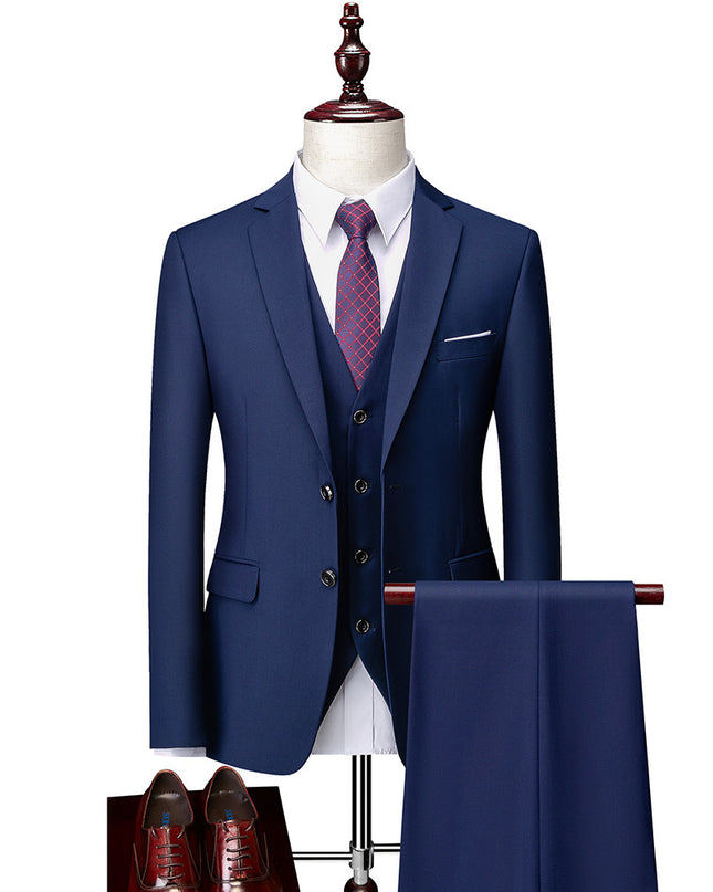 Business Casual Men's Korean Slim Suit