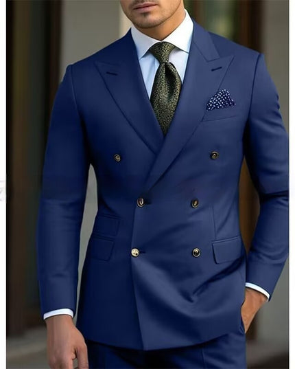 Men's Suit Set Leisure Business Two Pieces