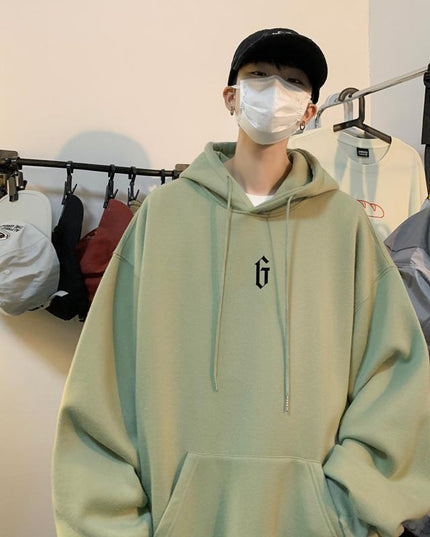 American-style Heavy Hooded Sweater For Boys