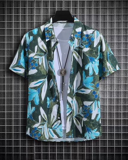 Men's Summer Niche Design Loose Plus Size Casual Shirt