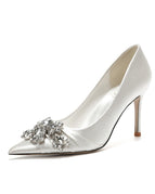 White Thin Shoes 9cm / 33