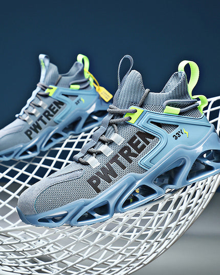 Increasing, Shock-absorbing, Casual Running, All-match Flying Woven Sports Shoes