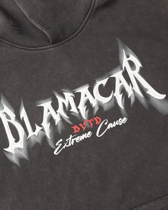 American Retro Heavy Washed Hoodie Design Sense Printed Hoodie