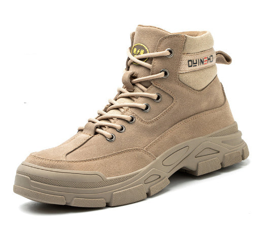 Men's high-top retro desert tooling boots