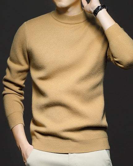Men's Sweater Worsted Sweater Knitted Long Sleeve