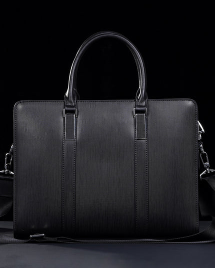 High-End Business Computer Bag | Men’s Cowhide Leather Handbag