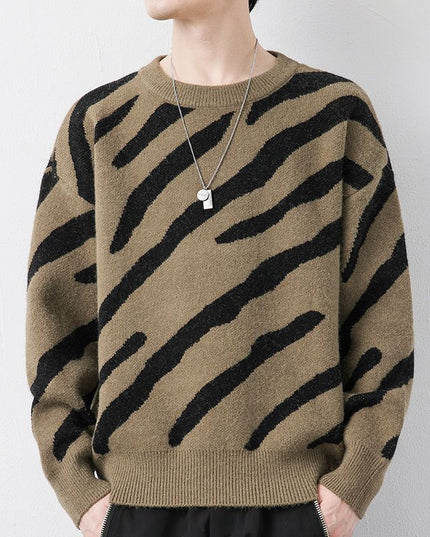 Loose Velvet Thickened Keep Warm Outerwear Woven Sweater