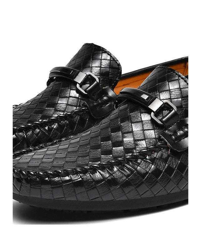 Men's Casual Leather Shoes Flat Heel