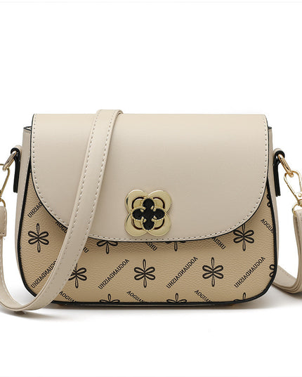 Women's Printed Contrast Color Small Bag