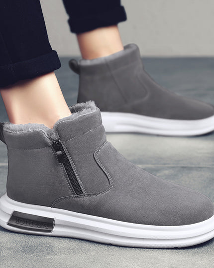 Solid Color Pig Bar Leather Casual Men's Shoes