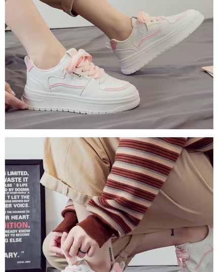 Platform White Shoes Minority All-match Running Leisure Sneakers