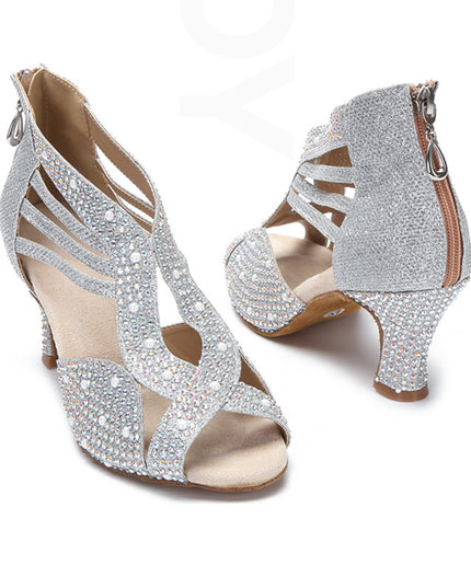 Diamond-encrusted Senior Dance Shoe Women