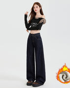 Dark Blue Ninth Pants Thick